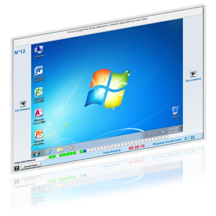 Simulazioni online esame ICDL  Modulo 4 Spreadsheets [Microsoft Excel 2010]