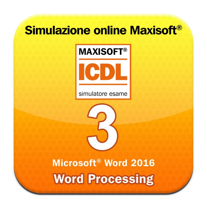 Simulazioni esame ICDL Modulo 3 Word Processing [Microsoft Word 2016]