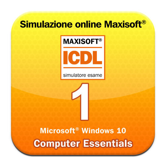 Simulazioni esame ICDL Modulo 1 Computer Essentials [Microsoft Windows 10]